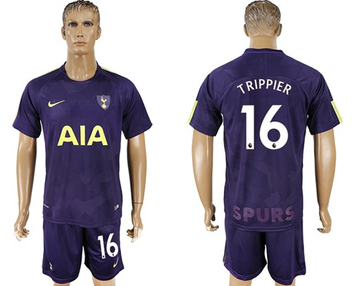 Tottenham Hotspur #16 Trippier Sec Away Soccer Club Jersey - Click Image to Close